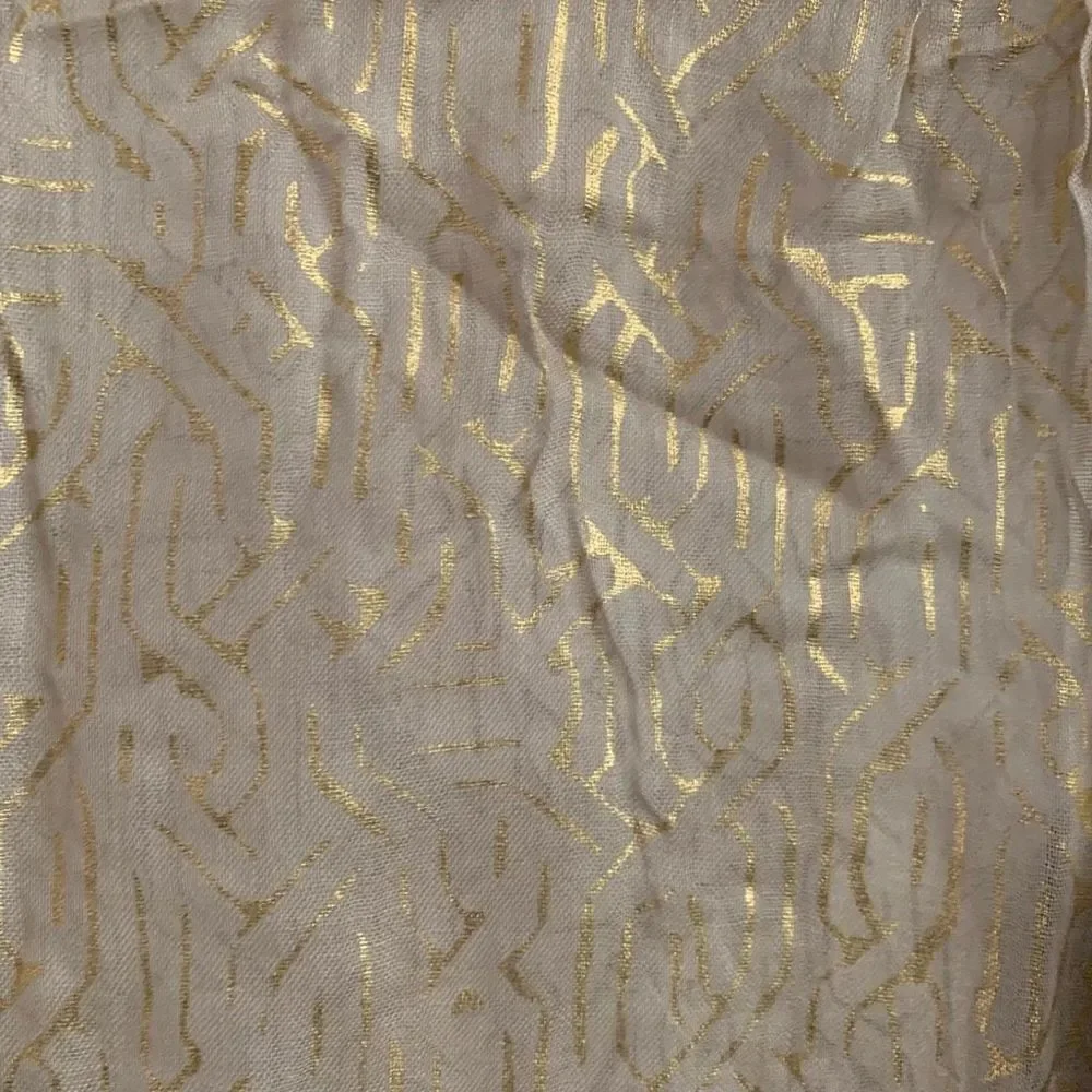 S&D Westwood scarf metallic trellis * small imperfection (1)